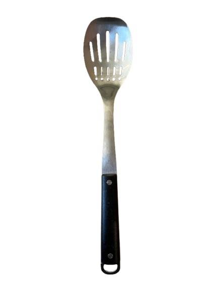 Perforowana stalowa lyzka / Perforated steel spoon