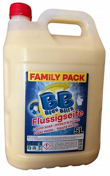Mydlo w plynie kremowe zolte 5 L / Creamy yellow liquid soap 5 L