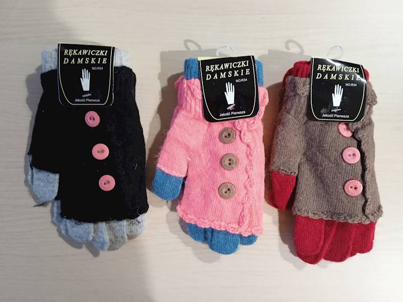 Rekawiczki damskie MIX R34 / Women's gloves MIX