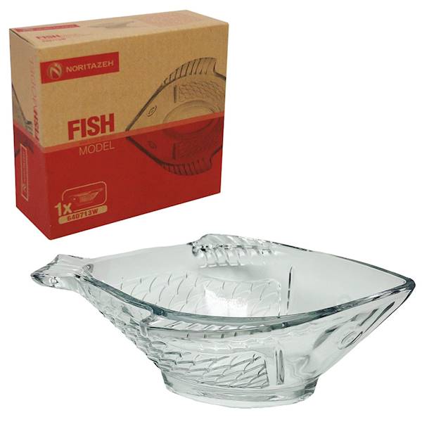 Szklana miska rybka TT11195 / Glass fish bowl