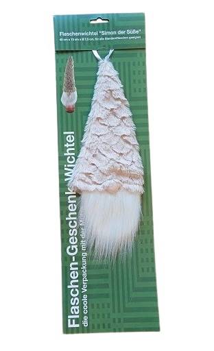 Krasnal prezentowy na butelke 30 cm TT12271 / Gift gnome for a 30 cm bottle