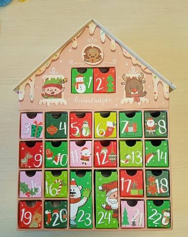 Kalendarz adwentowy domek TT12227 / Advent calendar house
