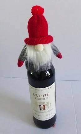 Dekoracja butelki swiety mikolaj 17,5 cm TT12276 / Santa Claus bottle decoration