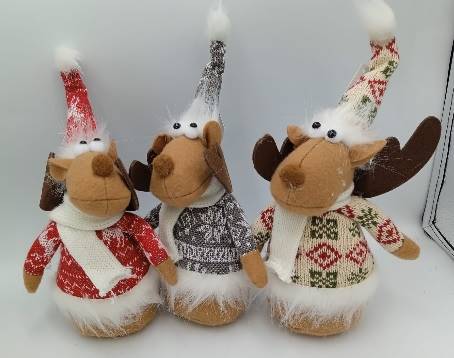 Dekoracja zimowa mix - renifer 25 cm TT12318 / Winter decoration mix - reindeer 25 cm