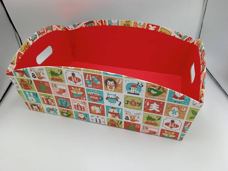 Kosz upominkowy kartonowy TT12048 / Cardboard gift basket