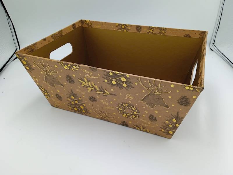 Kosz upominkowy kartonowy TT12880 / Cardboard gift basket