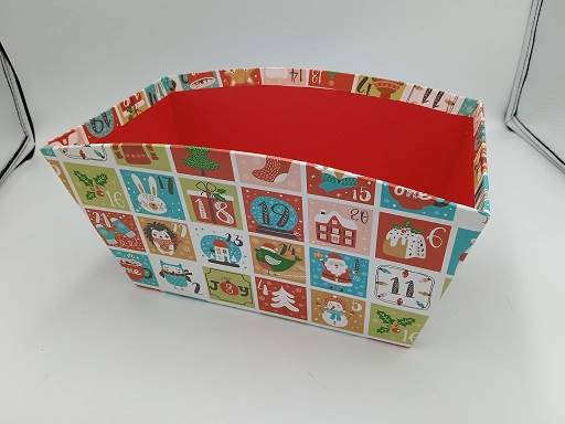 Kosz upominkowy kartonowy TT12047 / Cardboard gift basket