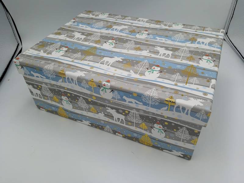 Pudelka prezentowe swiateczne (kpl-8szt.) TT12081 / Christmas gift boxes (set of 8)