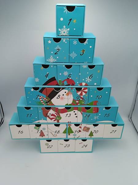 Kalendarz adwentowy choinka TT12130 / Christmas tree advent calendar