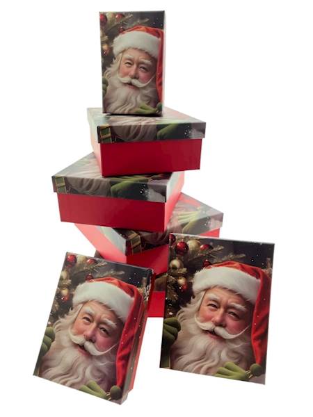 Pudelko na prezenty (kpl - 7 szt.) TT12164 / Gift box (set - 7 pcs.)