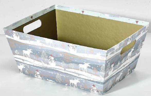 Kosz upominkowy kartonowy TT12088 / Cardboard gift basket