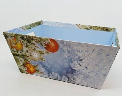 Kosz upominkowy kartonowy TT12126 / Cardboard gift basket