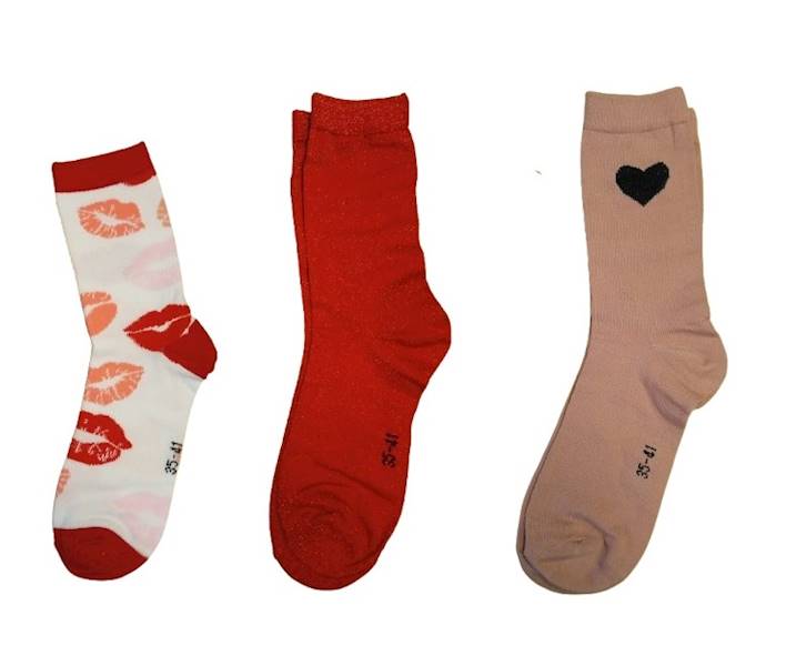 Skarpety walentynkowe mix / Valentine's Day socks mix