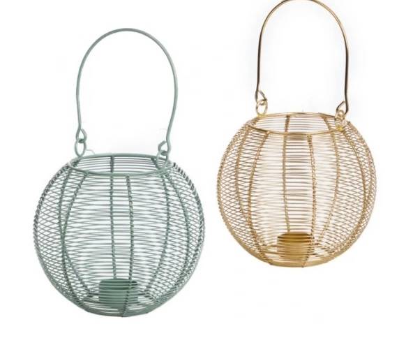 Druciany lampion mix kolor  3016707 / Wire lantern mix color