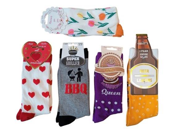 Skarpetki mix kolor 36-41/42-46 S-1 / Socks mix color