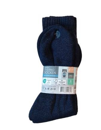 Skarpetki meskie granatowe 39-42 (3szt -kpl.) / Men's navy socks 39-42