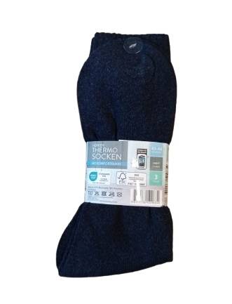 Skarpetki meskie granatowe 43-46 (3szt -kpl.) / Men's navy socks 43-46