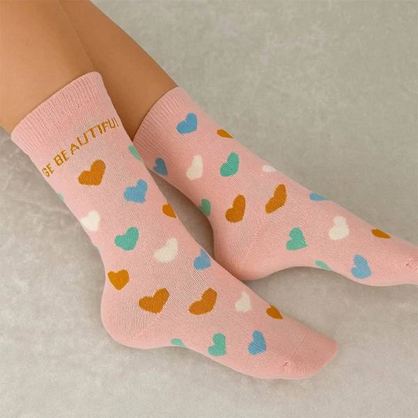Skarpetki 32-36 jasno rozowe / Socks light pink