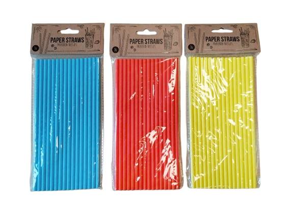 Slomki 16 szt mix kolor 379996 / Straws 16 pcs mix color