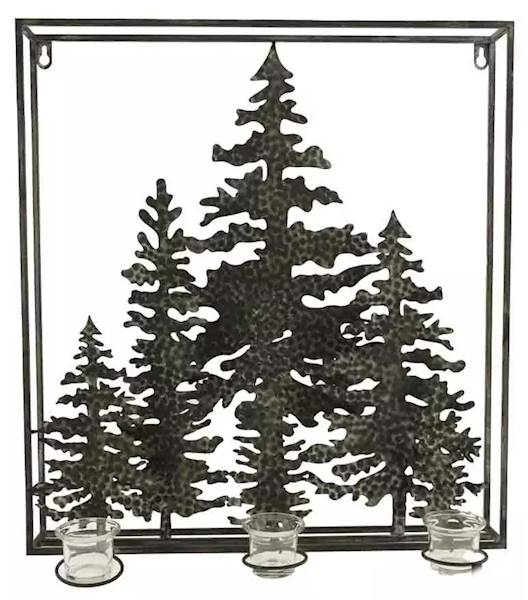 Swiecznik wiszacy metalowy 691039 / Metal hanging candlestick