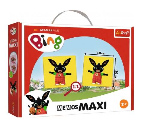 Gra - memos Maxi Bing 02265 TREFL / Game - memos Maxi Bing