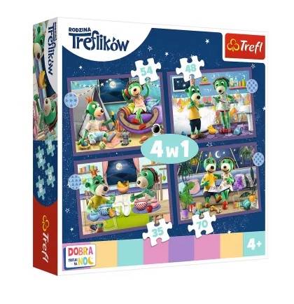 Puzzle - "4w1" Trefliki przed snem 34399 TREFL / Puzzles - "4in1" Trefliki before bed