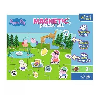 Puzzle magnetyczne - Swinka Peppa zabawy Peppy 93164 TREFL / Magnetic puzzle - Peppa Pig fun Peppa