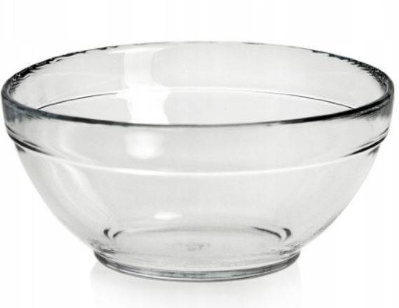 Salaterka miska szklana T-Glass 18 cm / Salad bowl glass bowl