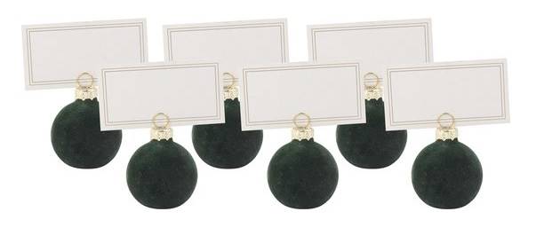 Wizytownik swiateczny bombki (kpl-6szt.) 04312320 / Christmas bauble name card holder (set - 6 pcs.)