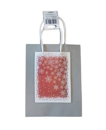 Torebka prezentowa swiateczna (kpl-2szt) TT12209 / Christmas gift bag (set of 2)
