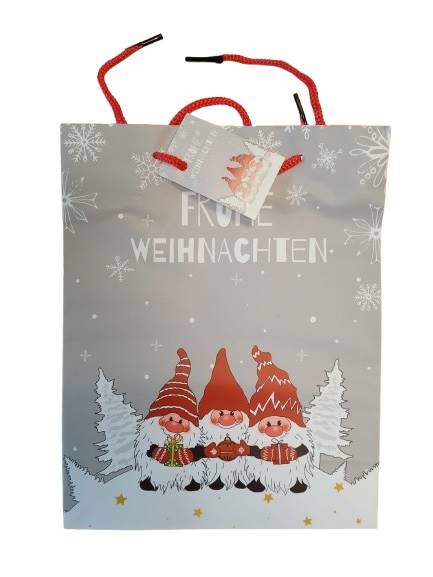 Torebka prezentowa swiateczna TT12144 / Christmas gift bag 