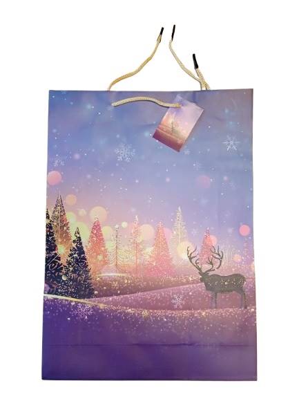 Torebka prezentowa swiateczna TT12146 / Christmas gift bag 