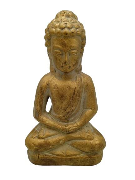 Statua Buddy zlota 38833-672 / Buddha statue gold
