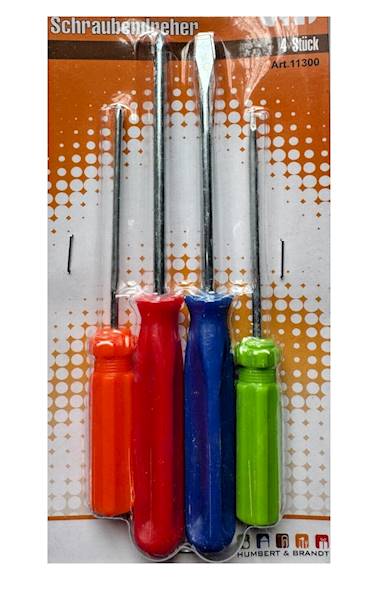 Srubokrety (4 szt. -kpl) 11300 / Screwdrivers (4 pcs. -set)