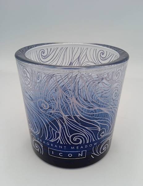 Swiecznik na tealighty niebieski 70823-2 / Tealight candle holder blue