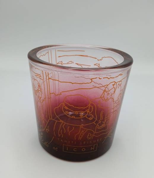 Swiecznik na tealighty czerwony 70823-4 / Tealight candle holder red