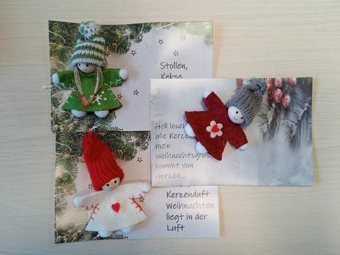 Gnom z kartka z zyczeniami TT13750 / Gnome with a greeting card