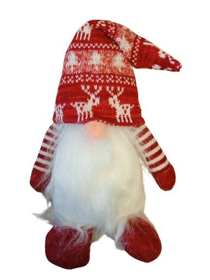 Zimowa dekoracja gnom (2-kolory) TT10886 / Winter Gnome Decoration (2-color)