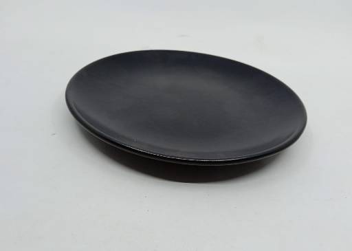 Talerz deserowy czarny 18,5 cm TT10686 / Black dessert plate 18.5 cm
