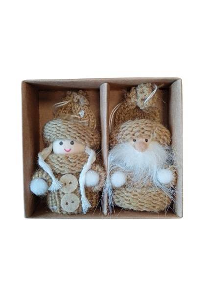 Zestaw 2 szt. wieszakow dek. gnom TT10880 / Set of 2 pcs. gnome decorative hangers