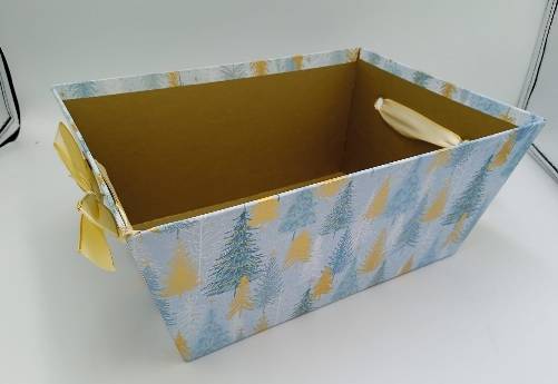 Kosz prezentowy z kokardka TT59012 / Gift basket with bow