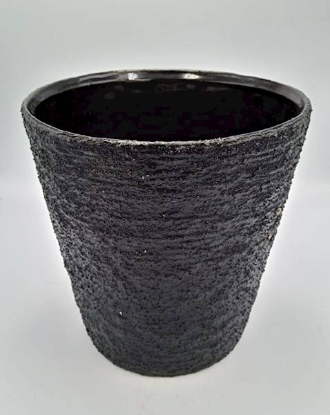 Doniczka czarna AAR7078ZW / Black flowerpot