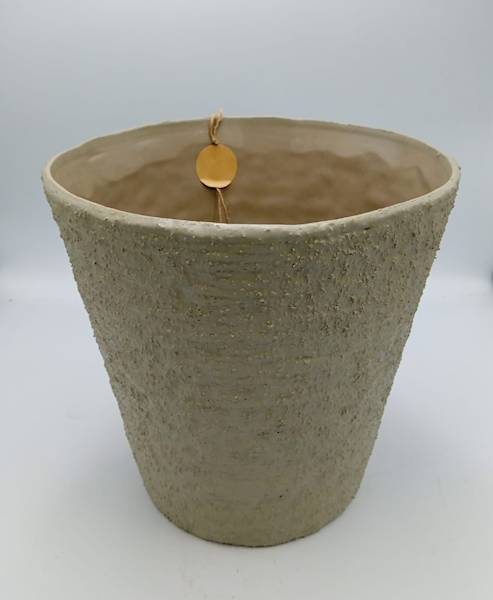 Doniczka szara AAR7079CR / Gray flowerpot