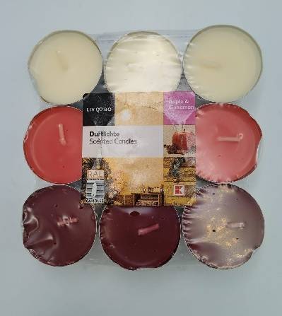 Tealighty jablko i cynamon 18 szt. / Apple and cinnamon tealights 18 pcs.