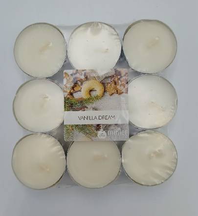 Tealighty vanilla dream 18 szt. / Tealights vanilla dream 18 pcs.
