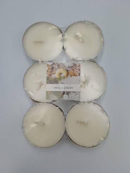 Tealighty wanilia 6 szt / Tealights vanilla 6 pcs