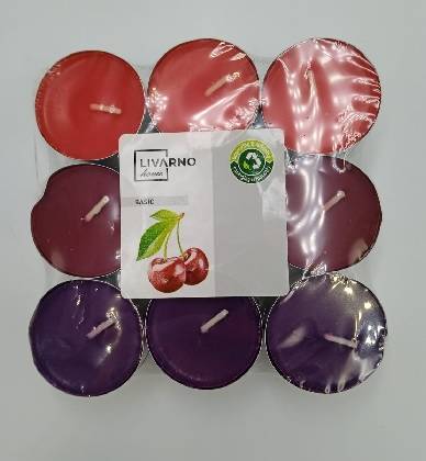 Tealighty wisnia 18  szt / Cherry tealights 18 pcs