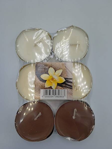Tealight wanilia 6 szt. / Tealight vanilla 6 pcs.