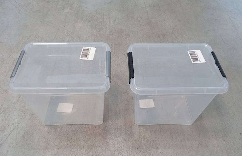 Pojemnik plastikowy z pok. przez. mix-zam. 3 L 15x19,5x16 cm 2.GAT / Plastic container 