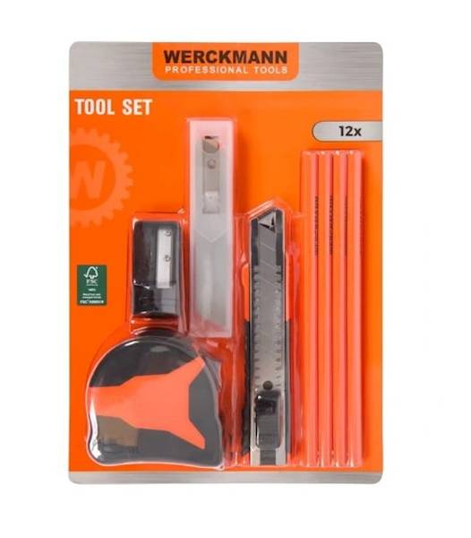 Zestaw narzędzi Werckmann 12 elementów 3207269 / Werckmann tool set 12 pieces 3207269